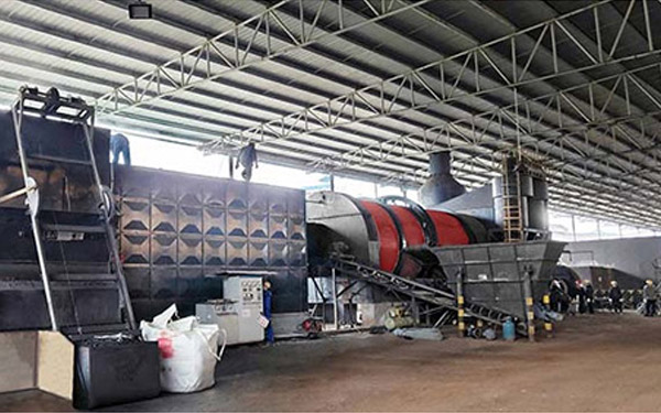 甘蔗渣烘干機(jī)生產(chǎn)現(xiàn)場