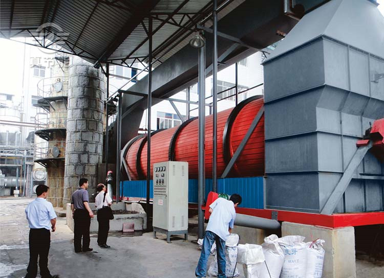 真節(jié)能藥渣烘干機(jī)廠家客戶(hù)實(shí)地考察