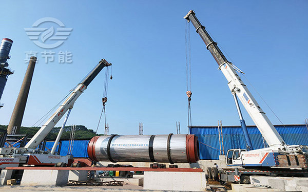 木薯渣烘干設備吊裝現(xiàn)場 木薯渣烘干設備吊裝現(xiàn)場