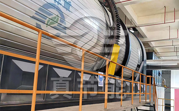 木薯渣烘干機(jī)運行現(xiàn)場